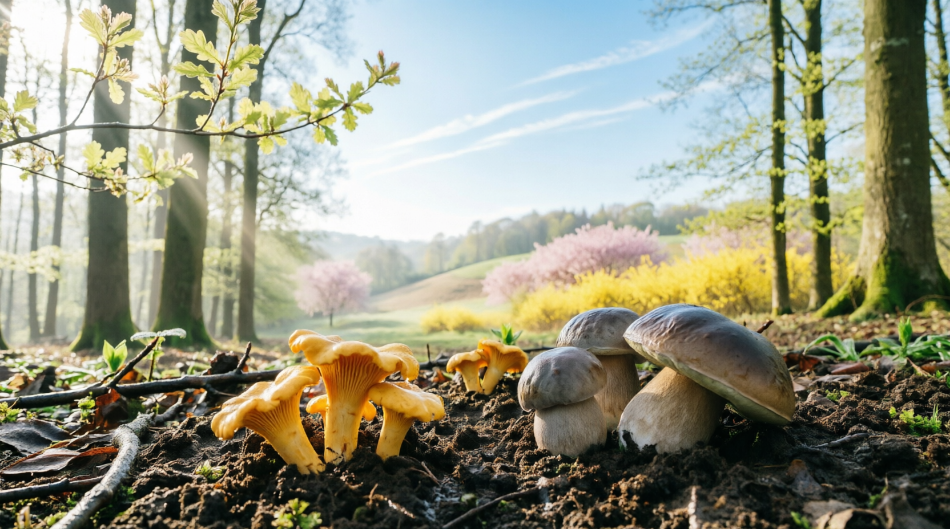 Frühlingsanfang und Pilze sammeln: Neue saisonale Trends